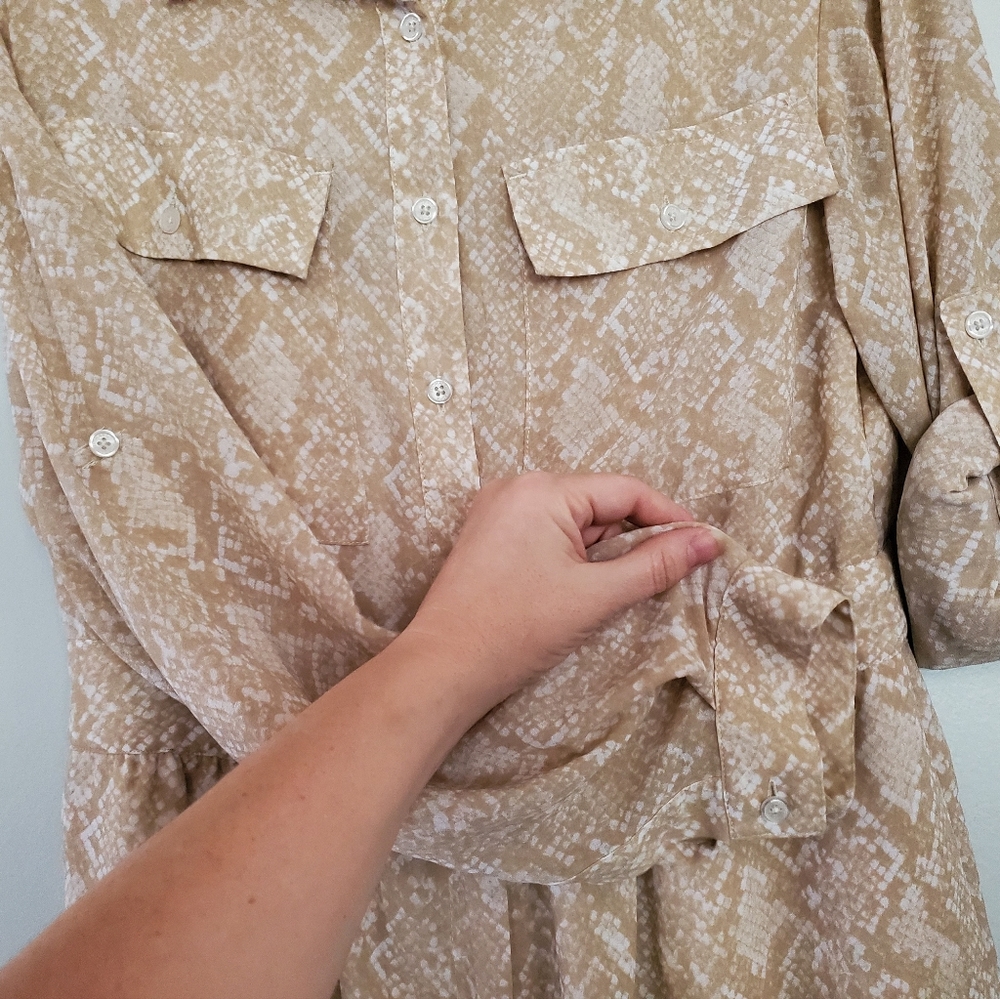 Michael Michael Kors Animal Python Print Jumpsuit… - image 3